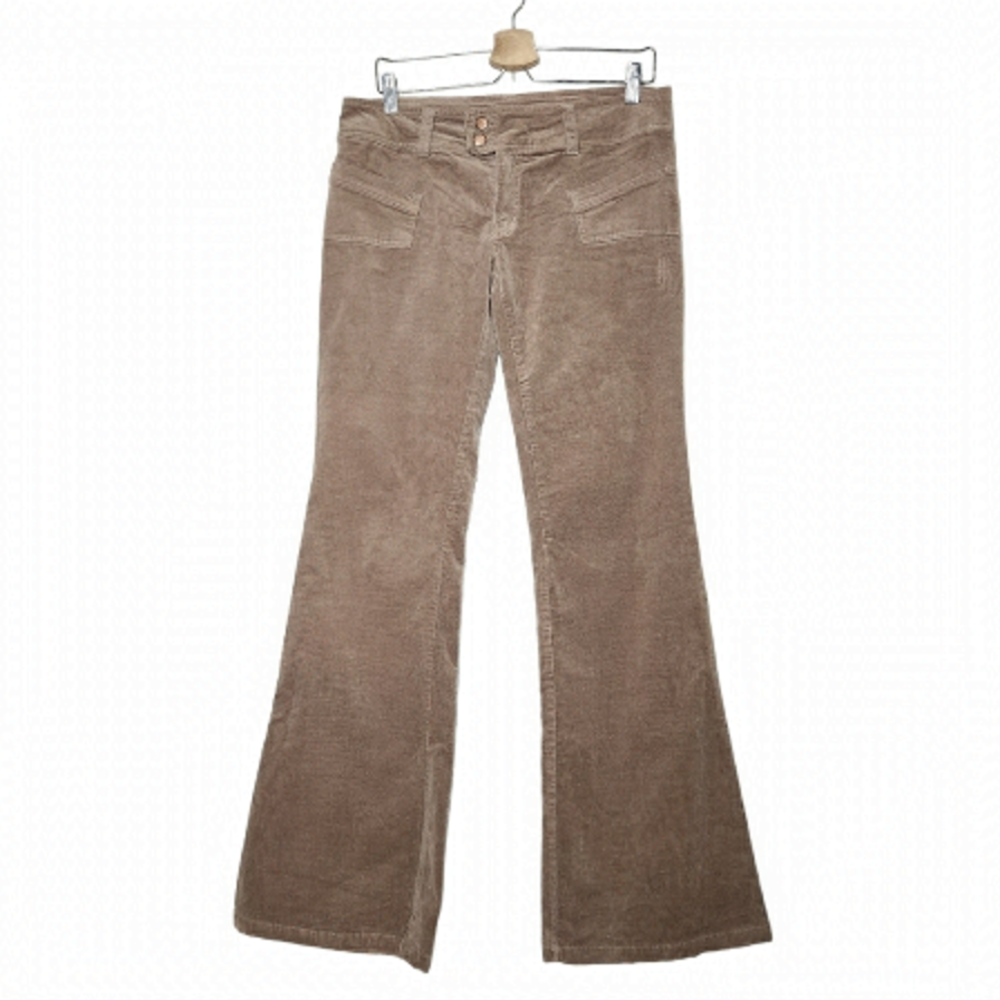 𝅺VINTAGE 90s Bongo Velvet Flare Pants Mid- rise